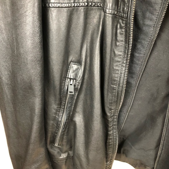- LAMARQUE 100% Lambskin Leather Slayer Moto Jacket With Removable Hoodie … - Picture 14 of 17